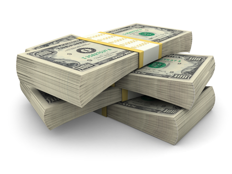 Pile of dollars