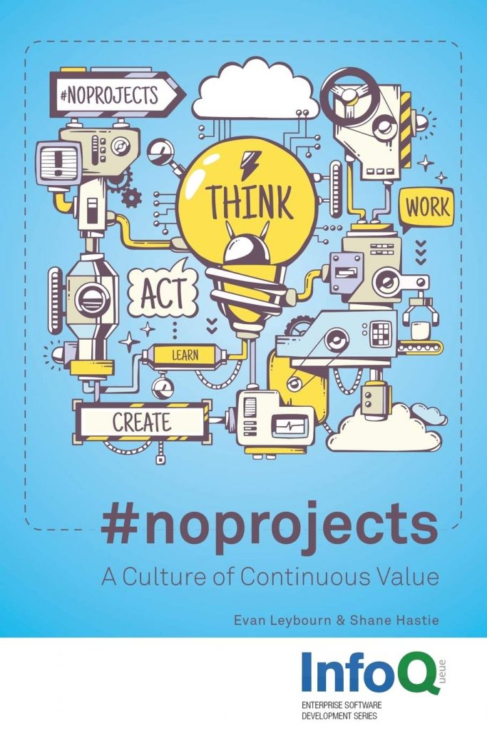 Book cover: #NoProjects - Leybourn & Hastie